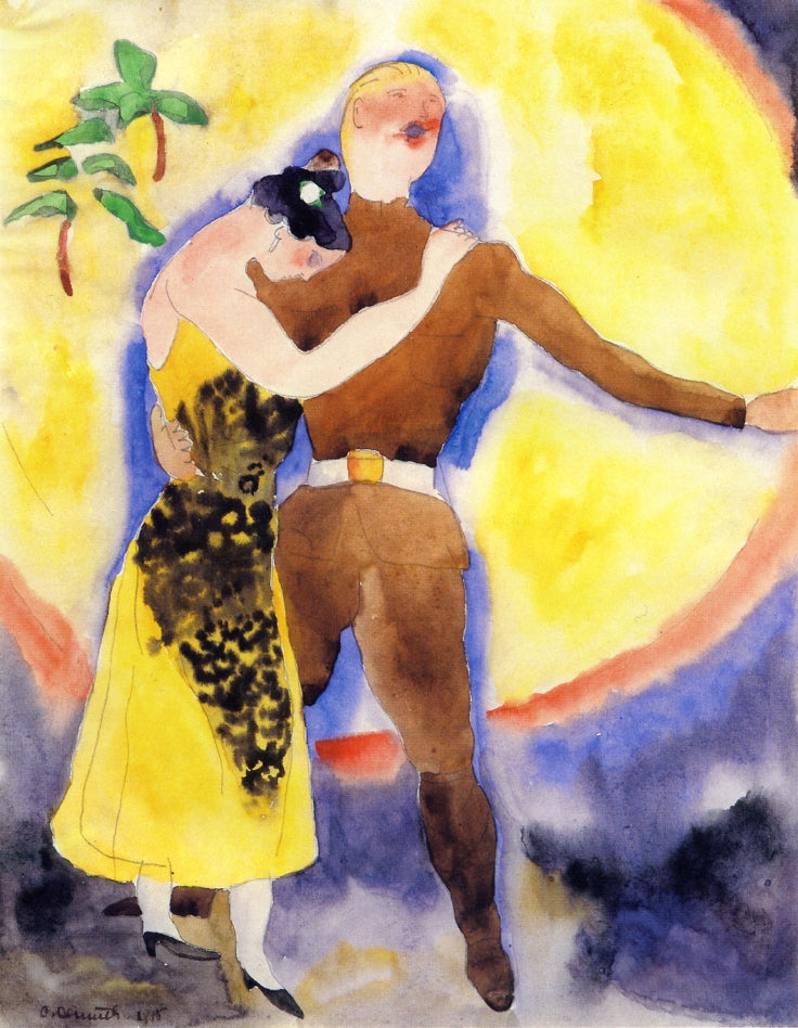 In Vaudeville: Soldier and Girlfriend by Charles Demuth,16x12(A3) Poster