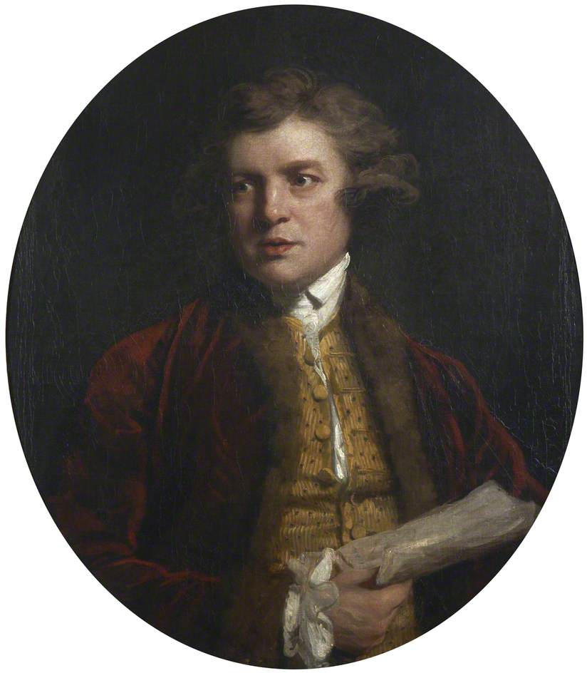 Charles Rogers (1711-1784), vintage artwork by Sir Joshua Reynolds, 12x8" (A4) Poster