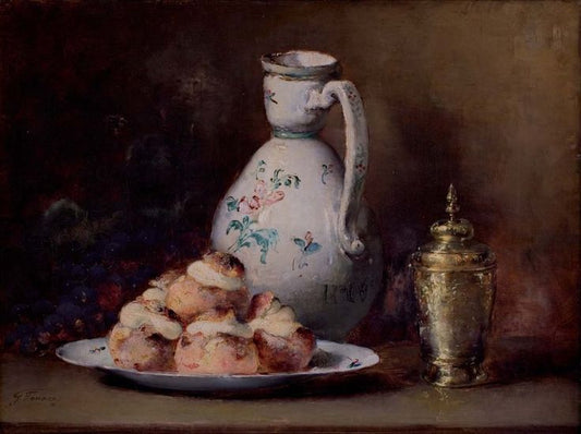 Choux à la crème, vintage artwork by Guillaume-Romain Fouace, 12x8" (A4) Poster
