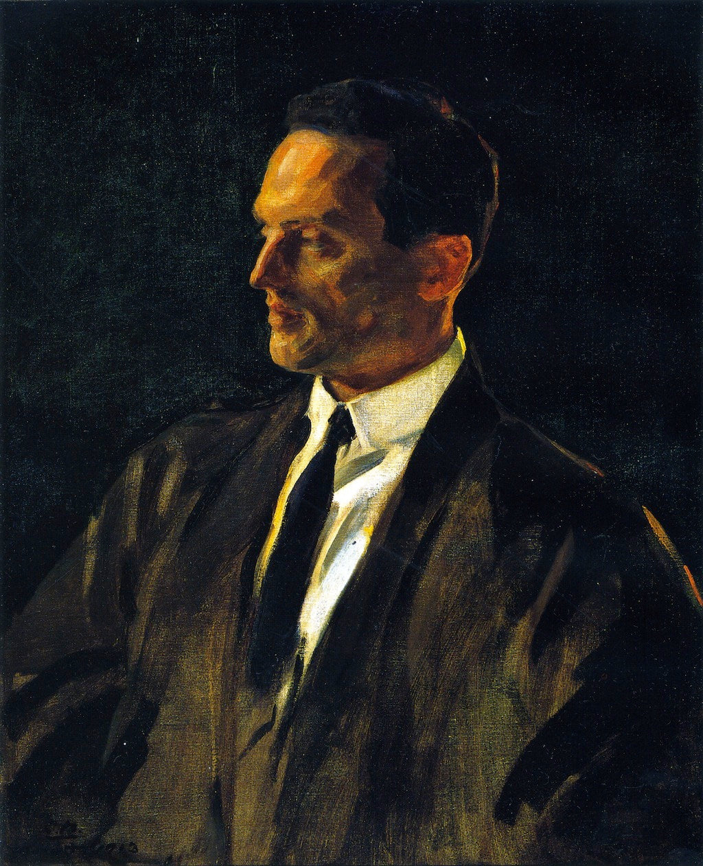 Piatt Andrew, vintage artwork by Cecilia Beaux, 12x8" (A4) Poster