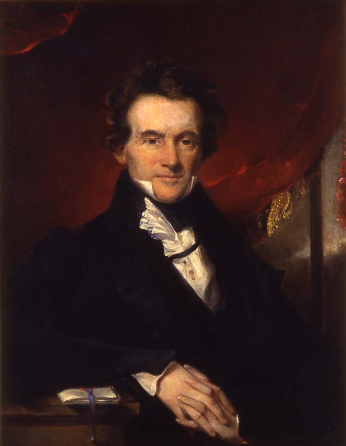 Mayor Aaron Clark, vintage artwork by John Wesley Jarvis, 12x8" (A4) Poster