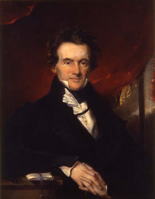 Mayor Aaron Clark, vintage artwork by John Wesley Jarvis, 12x8" (A4) Poster