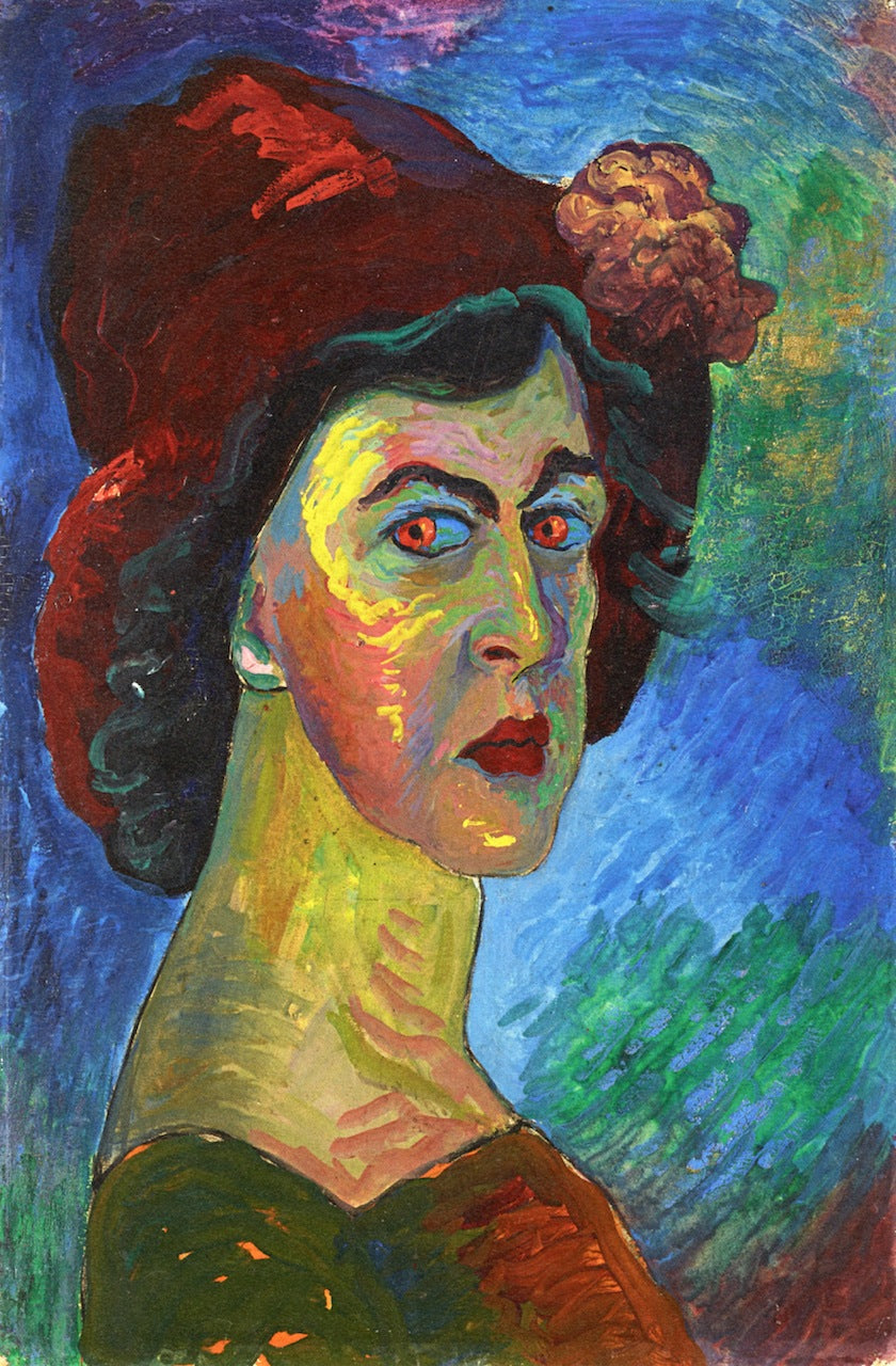 Self-Portrait I by Marianne von Werefkin,A3(16x12")Poster