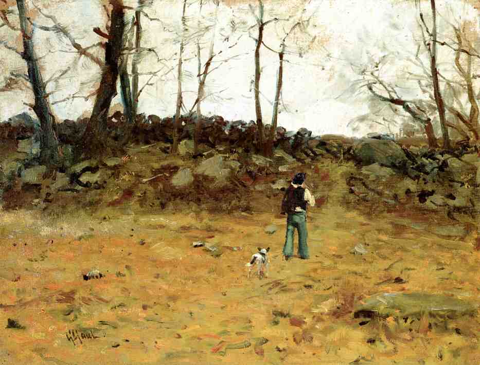 An Afternoon Stroll by William Gilbert Gaul,A3(16x12")Poster