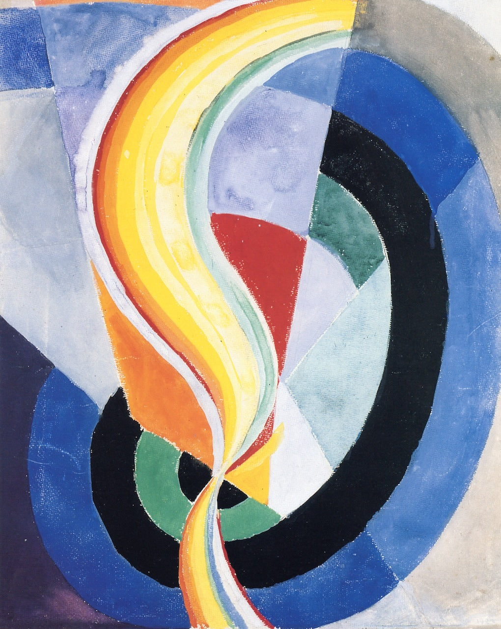 Propeller, vintage artwork by Robert Delaunay, 12x8" (A4) Poster