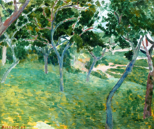 A Corner of the Bois d'Amour in Pont Aven by Emile Bernard,A3(16x12")Poster