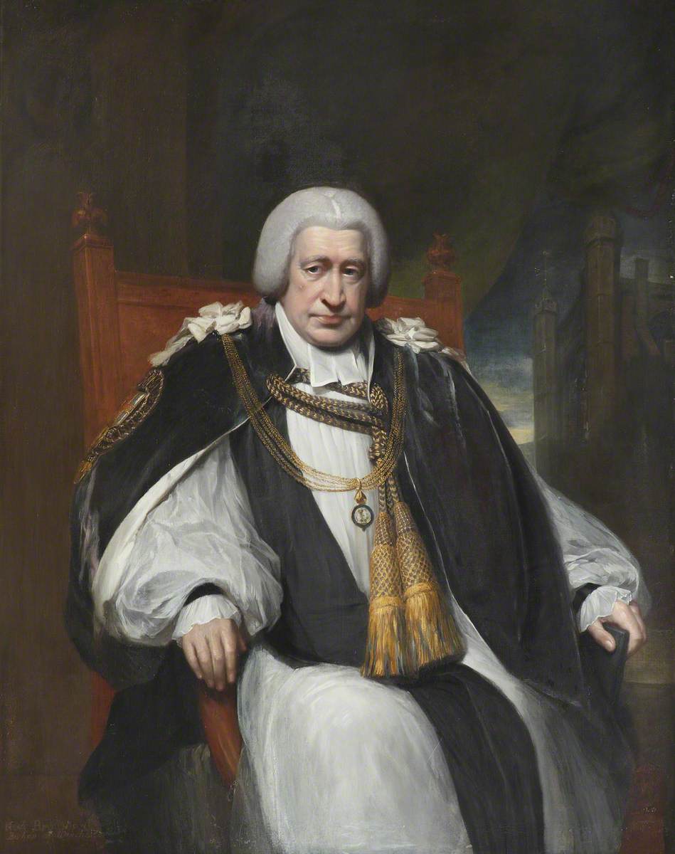 Brownlow North (1741–1820), vintage artwork by Henry Howard, 12x8" (A4) Poster