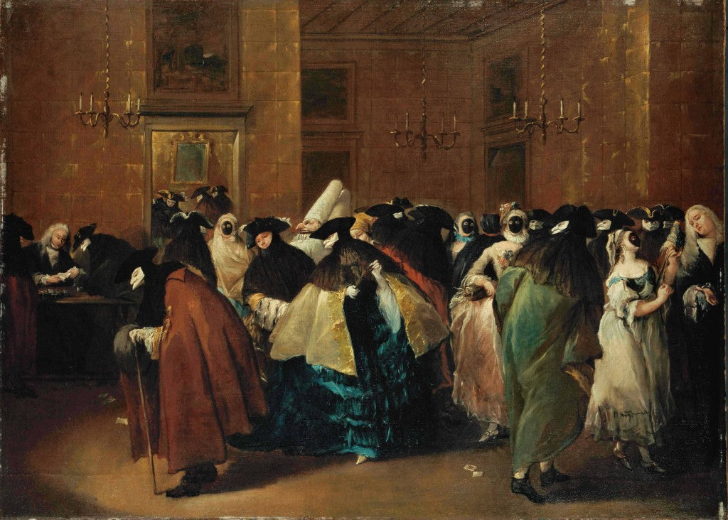 The Foyer, vintage artwork by Francesco Guardi, 12x8" (A4) Poster