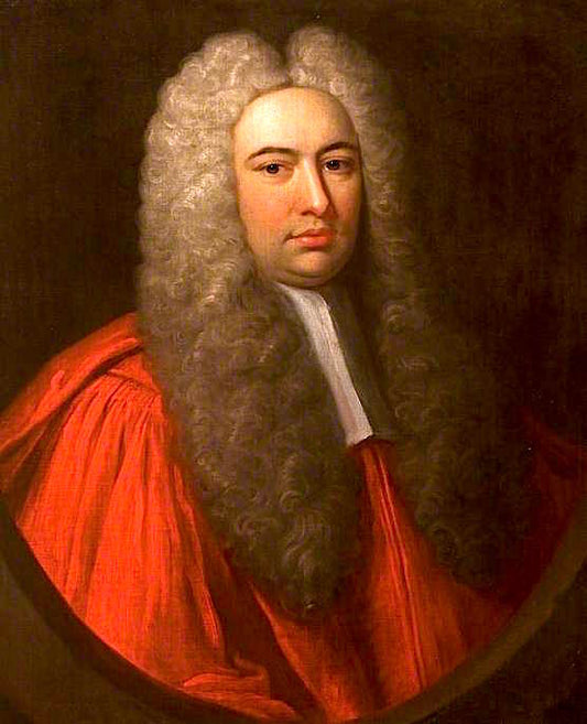 Giles Eyre, Serjeant-at-Law, vintage artwork by Michael Dahl, 12x8" (A4) Poster