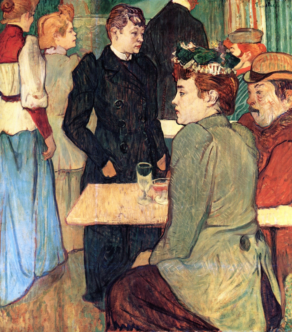 ner in the Moulin de la Galette by Henri de Toulouse-Lautrec,A3(16x12")Poster