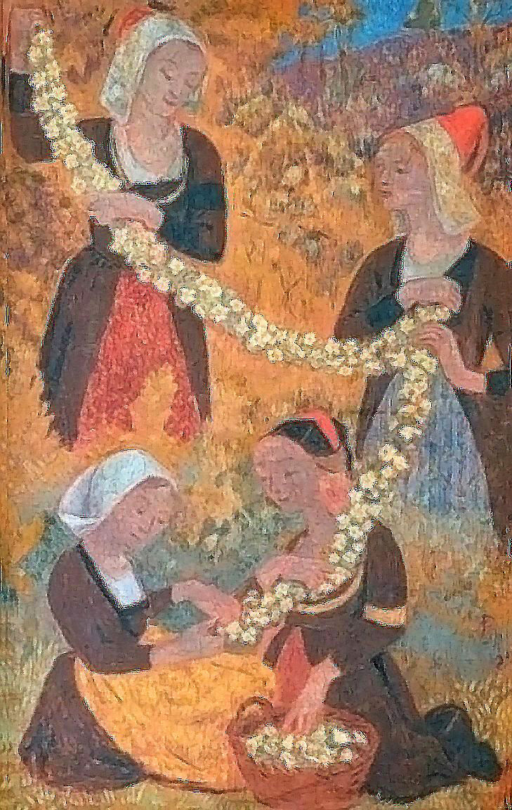 La guirlande de primeveres by Paul Serusier,A3(16x12")Poster