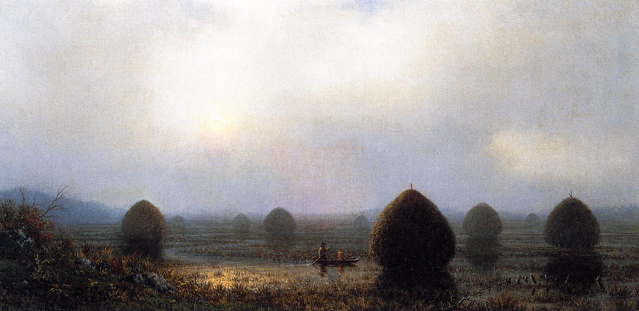 The Great Swamp, vintage artwork by Martin Johnson Heade, A3 (16x12") Poster Print