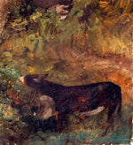 A Donkey with a Foal (study for 'The Cornfield'), vintage artwork by John Constable, 12x8" (A4) Poster