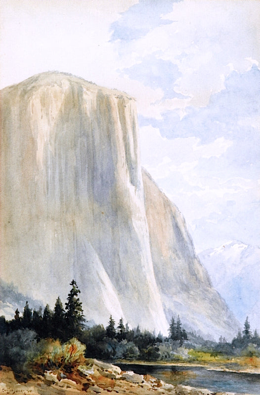 El Capitan, vintage artwork by Christian Jorgensen, 12x8" (A4) Poster