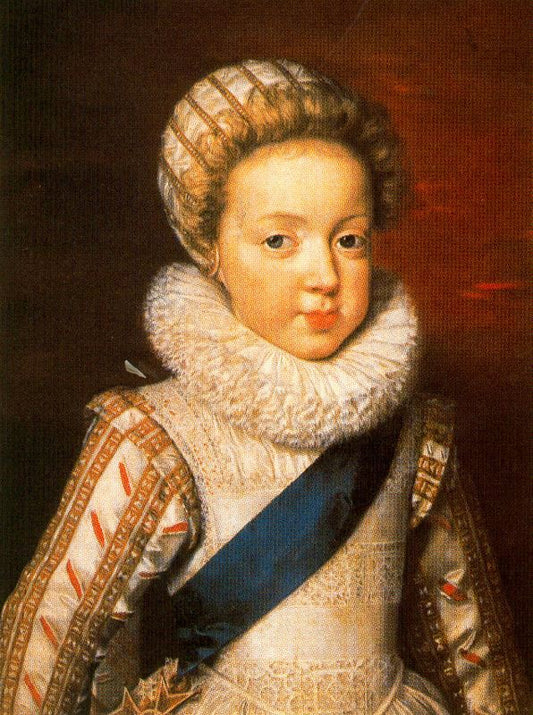 Portrait of Gaston of Orleans, vintage artwork by Frans Pourbus the Younger, 12x8" (A4) Poster