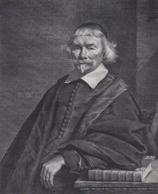 Robert Junius, vintage artwork by Cornelis Visscher, 12x8" (A4) Poster