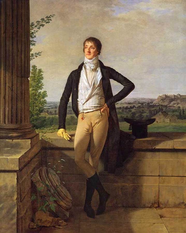 Barthelemy-Charles, Comte de Dreux-Nancre, vintage artwork by Martin Drölling, 12x8" (A4) Poster