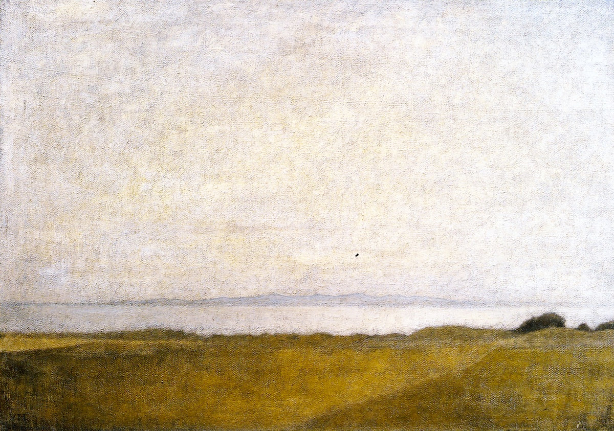 From Nakkehoved Strand by Vilhelm Hammershoi,A3(16x12")Poster