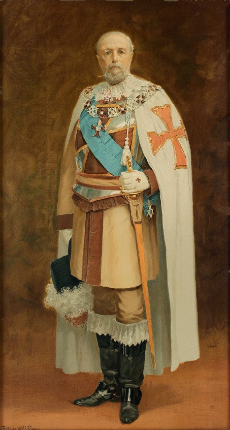 Oscar II, vintage artwork by Axel Jungstedt, 12x8" (A4) Poster