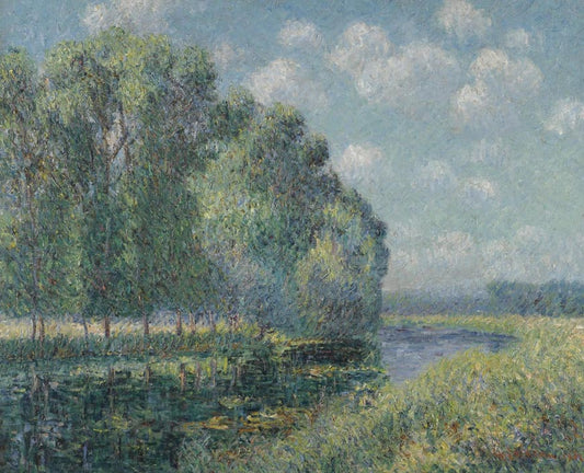 By the Eure River in Spring by Gustave Loiseau,A3(16x12")Poster