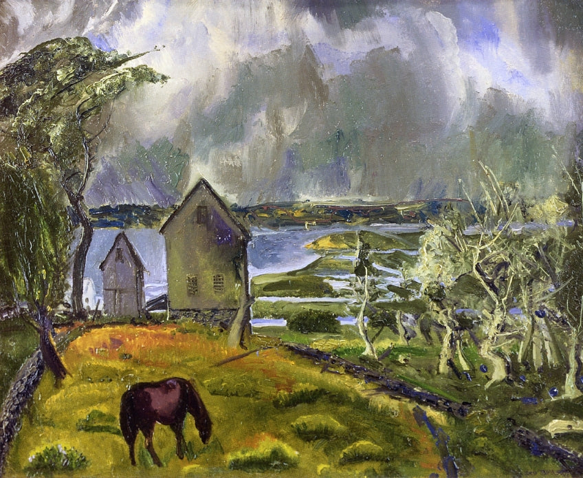 Dead Orchard, Newport, Rhode Island by George Wesley Bellows,16x12(A3) Poster