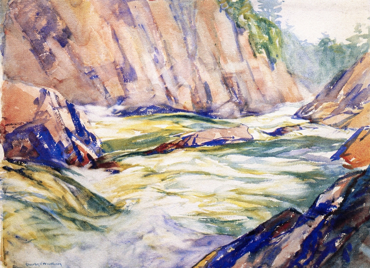 High Water by Charles H. Woodbury,A3(16x12")Poster