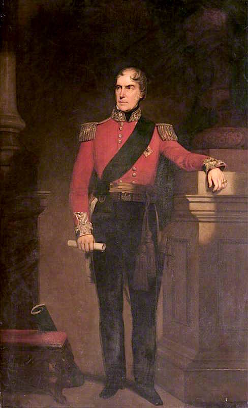 George (1784–1860), 4th Earl of Aberdeen, vintage artwork by Sir John Watson Gordon, A3 (16x12") Poster Print