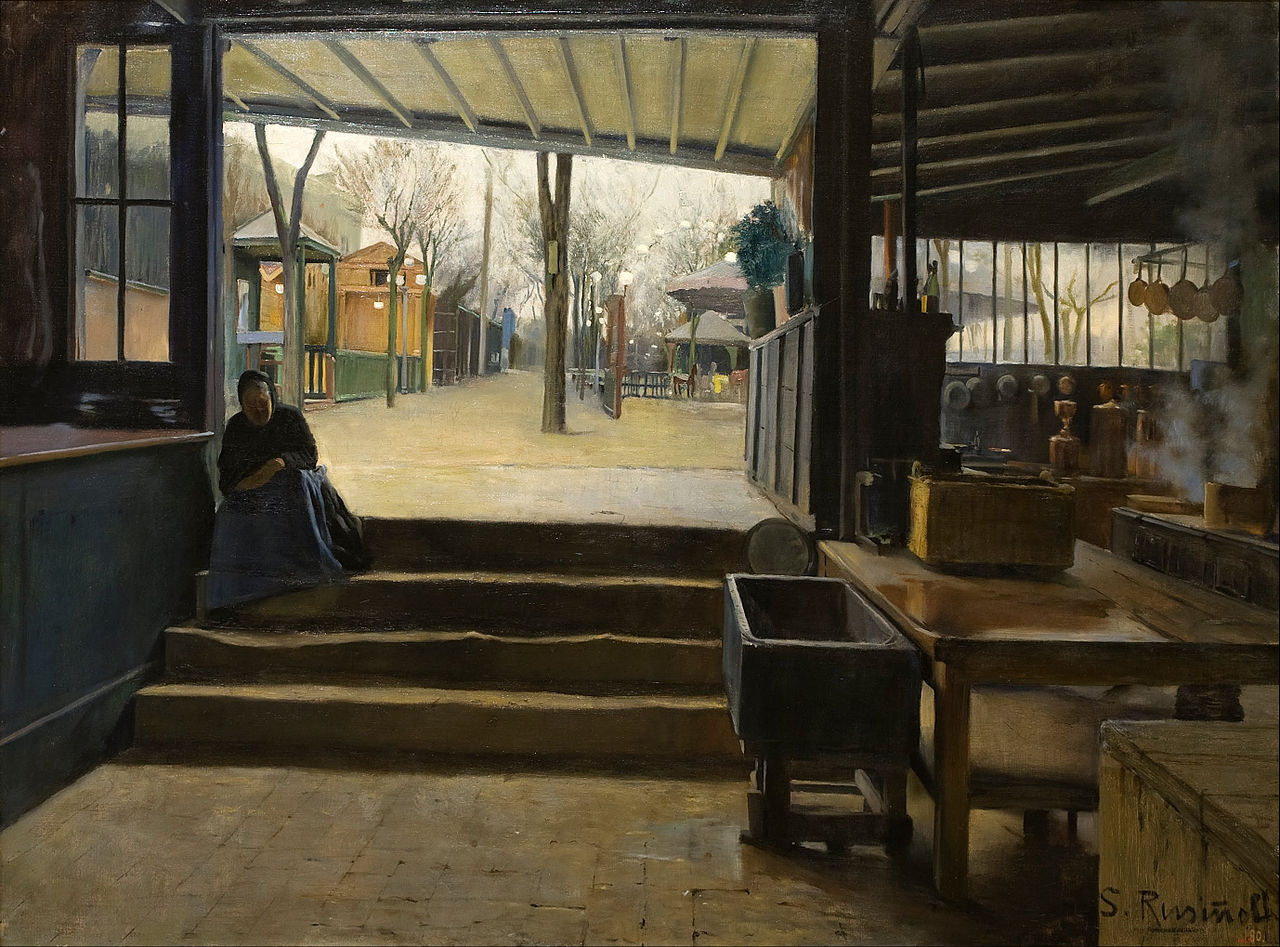 Laboratori de la Galette by Santiago Rusinol Prats,A3(16x12")Poster