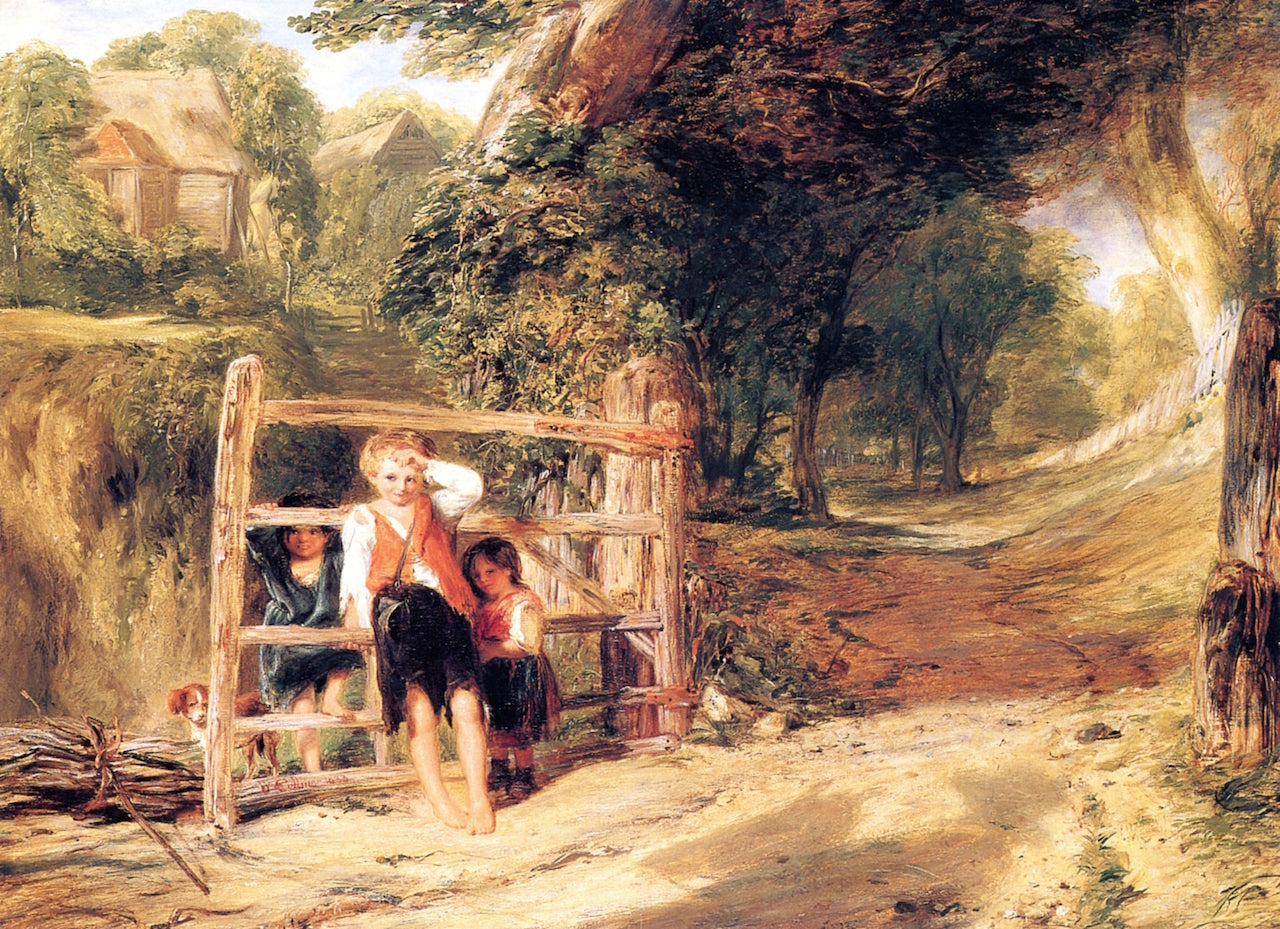 Rustic Civility, vintage artwork by William Collins, A3 (16x12") Poster Print