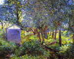 Giverny Landscae, in Monet's Garden, vintage artwork by Lilla Cabot Perry, 12x8" (A4) Poster