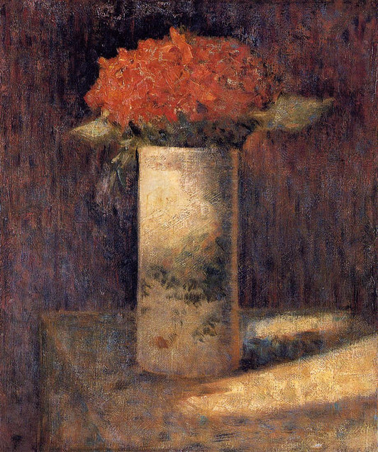 Boquet in a Vase, vintage artwork by Georges Seurat, 12x8" (A4) Poster