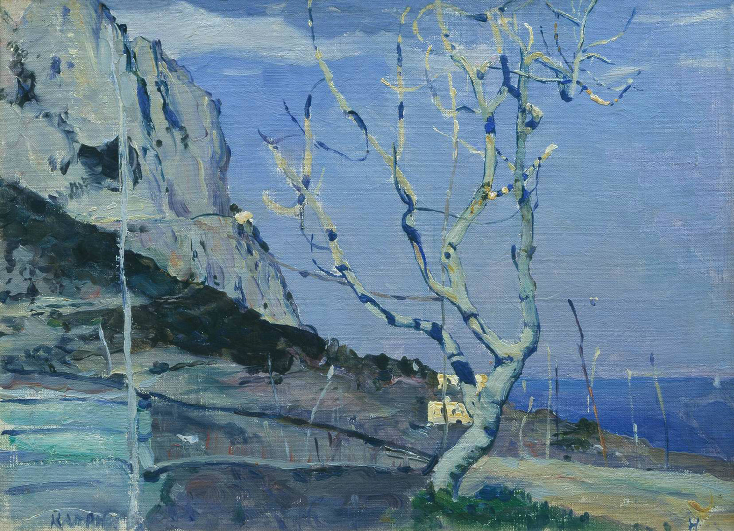 Capri. Spring by Mikhail Vasilevich Nesterov,A3(16x12")Poster