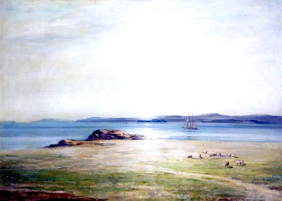 Isles of the Sea, vintage artwork by Sir David Young Cameron, RA, 12x8" (A4) Poster