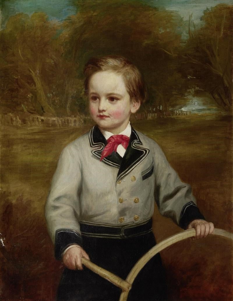 Portrait of Travers Buxton Jr., vintage artwork by Eden Upton Eddis, A3 (16x12") Poster Print