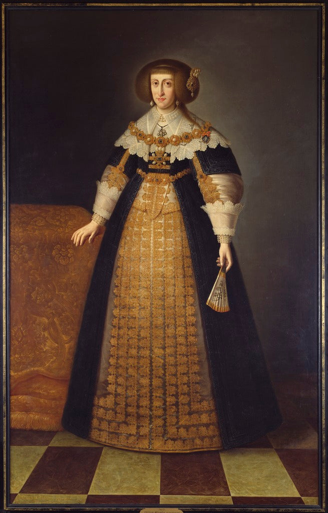 Cecilia Renata, Archduchess of Austria, Queen of Poland, vintage artwork by Peter Danckerts de Rij, 12x8" (A4) Poster