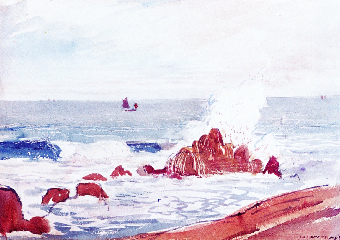 After the Storm, St. Ives by James Dickson Innes,16x12(A3) Poster