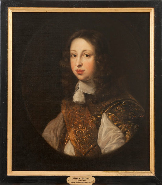 Johan Georg, Prince of Holstein-Gottorp, vintage artwork by Jurgen Ovens, 12x8" (A4) Poster