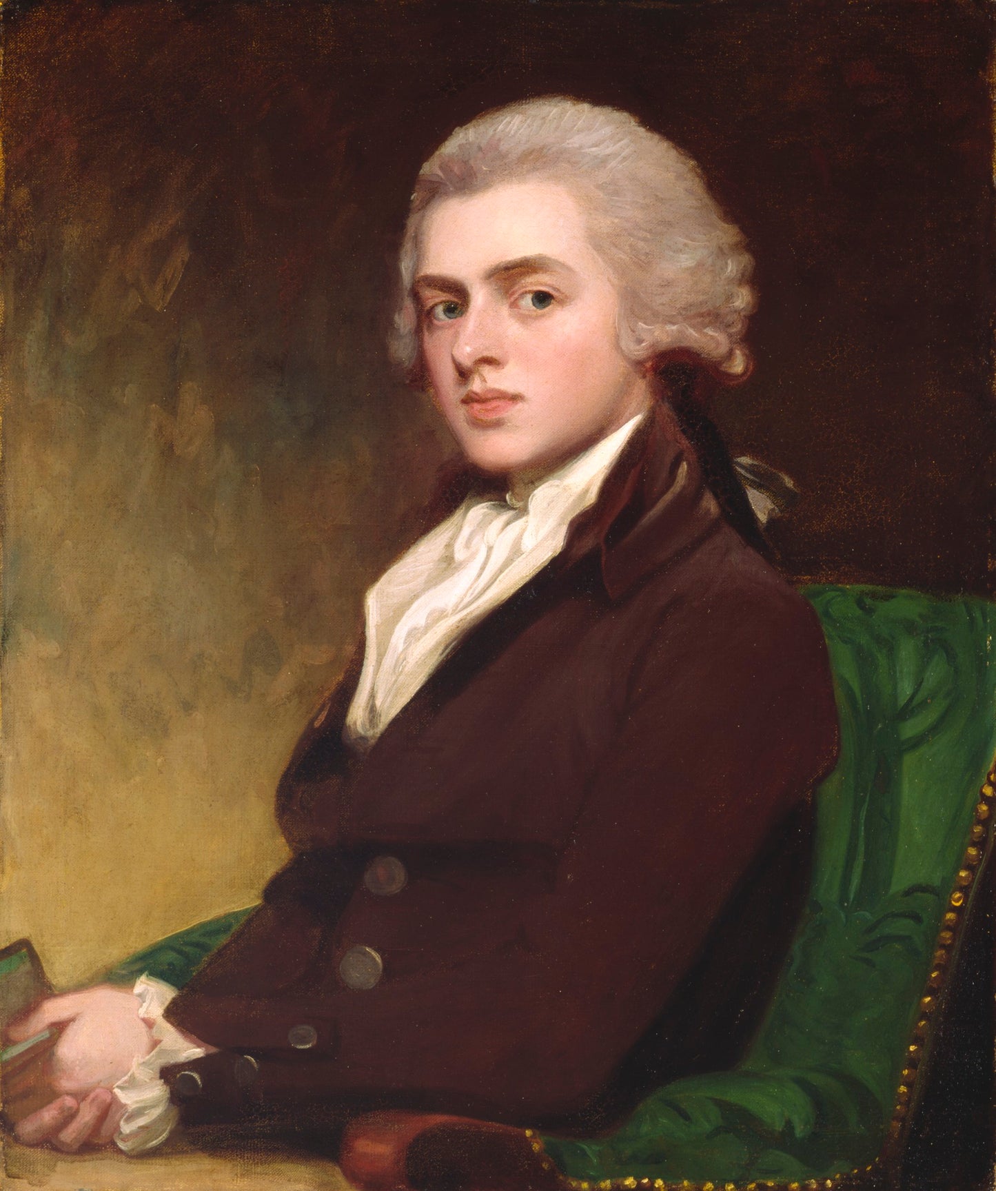 Colonel Clitherow, vintage artwork by George Romney, 12x8" (A4) Poster