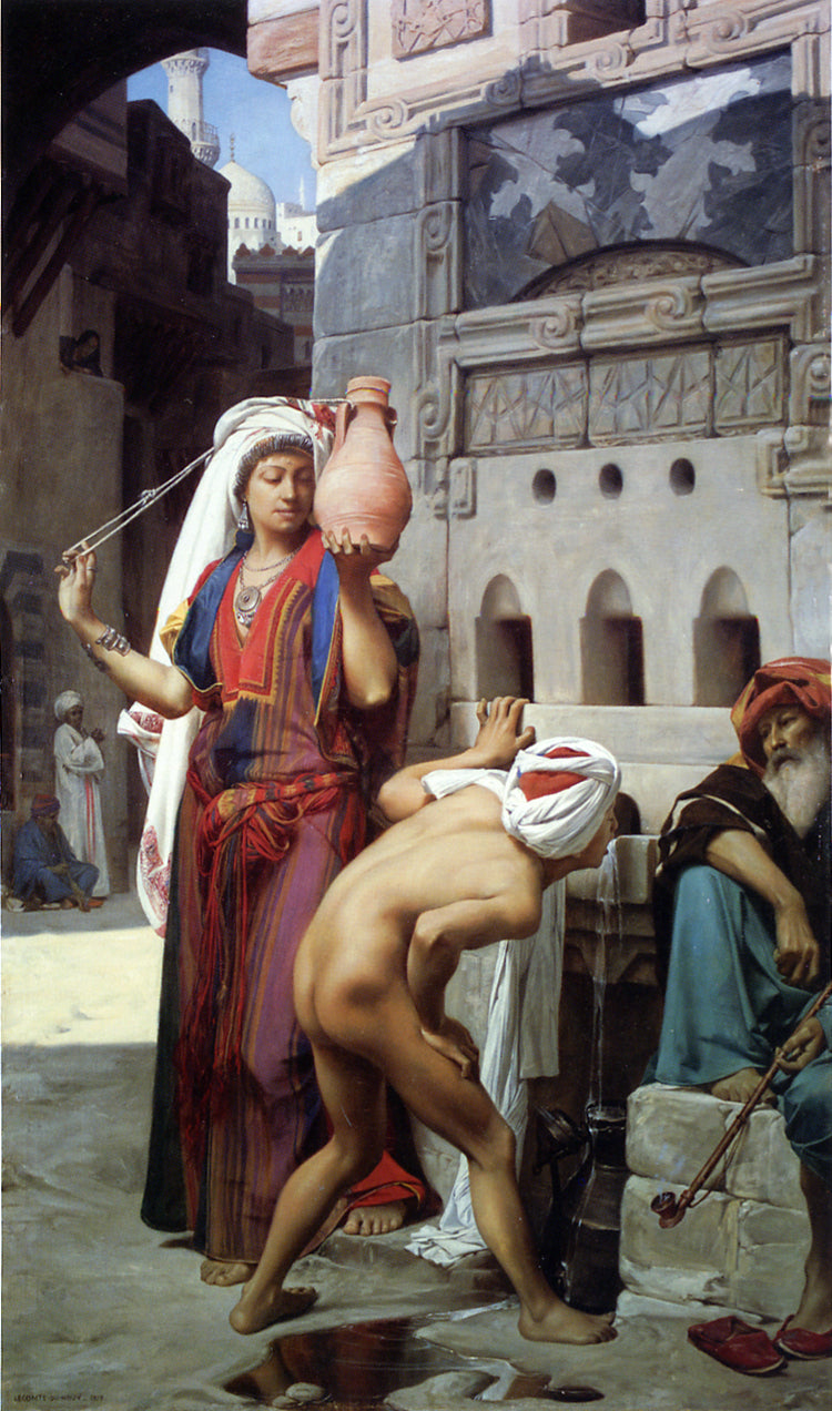 Le Philosophe sans le Savoir, vintage artwork by Jean-Jules-Antoine Lecomte du Nouÿ, 12x8" (A4) Poster