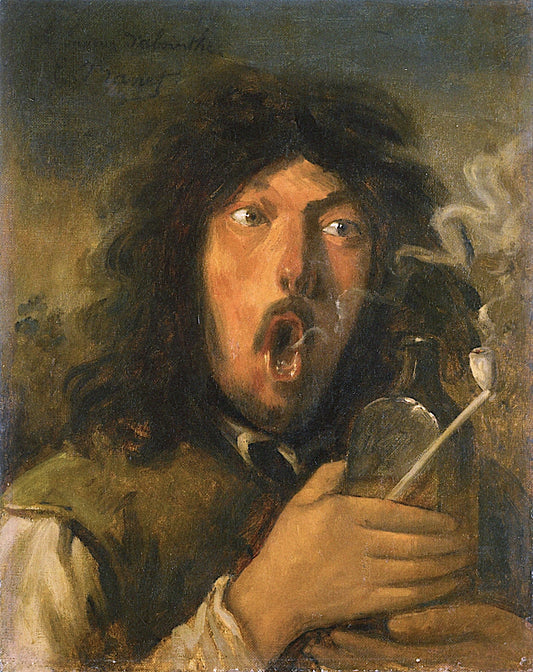 The Absinthe Drinker (after Joos van Craesbeeck), vintage artwork by Édouard Manet, 12x8" (A4) Poster