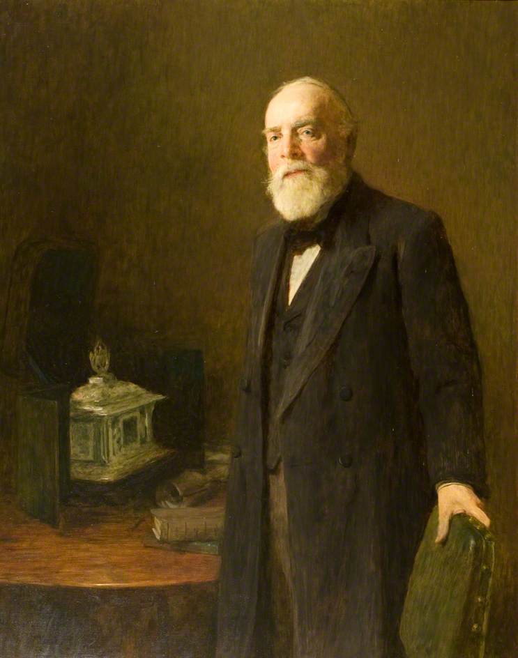 Sir John Leng, vintage artwork by Sir William Quiller Orchardson, 12x8" (A4) Poster