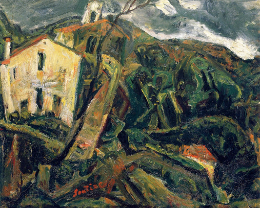 Céret Landscape by Chaim Soutine,16x12(A3) Poster