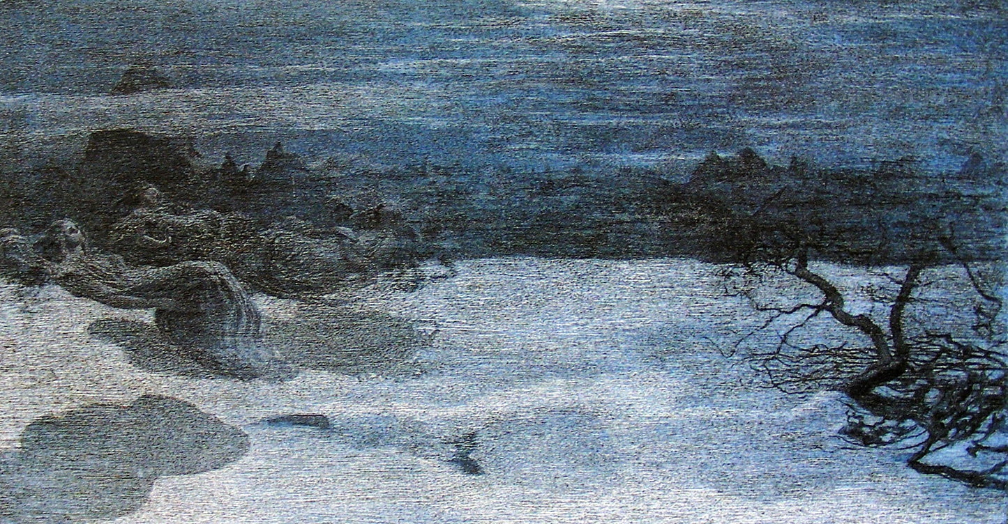 Il castigo delle lussuriose by Giovanni Segantini,A3(16x12")Poster