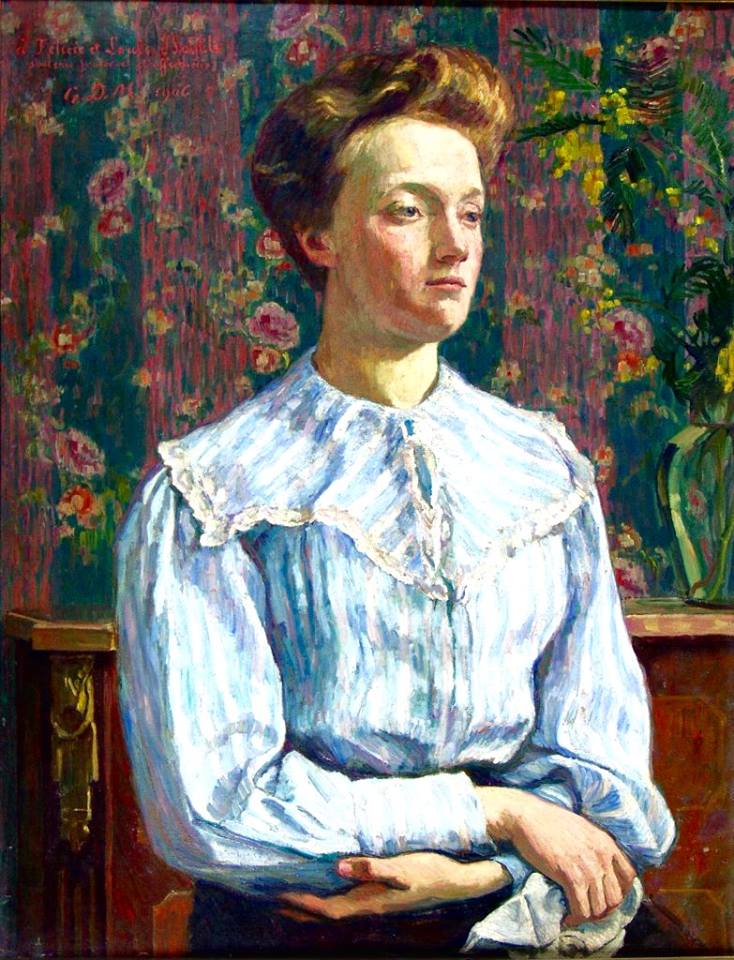 Portrait of Felicie Belfis by Georges-Daniel de Monfreid,A3(16x12")Poster