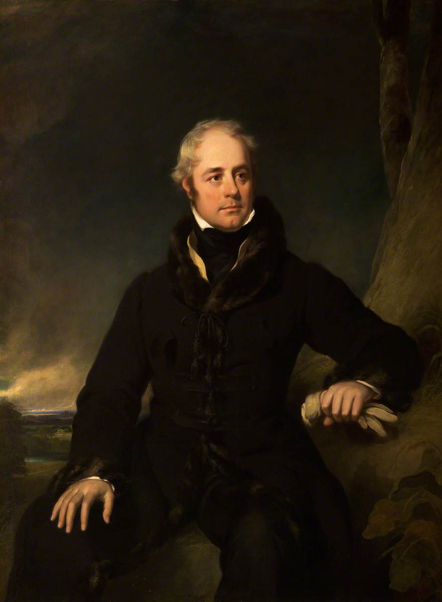 Henry Vansittart (1784–1848), vintage artwork by Henry William Pickersgill, 12x8" (A4) Poster
