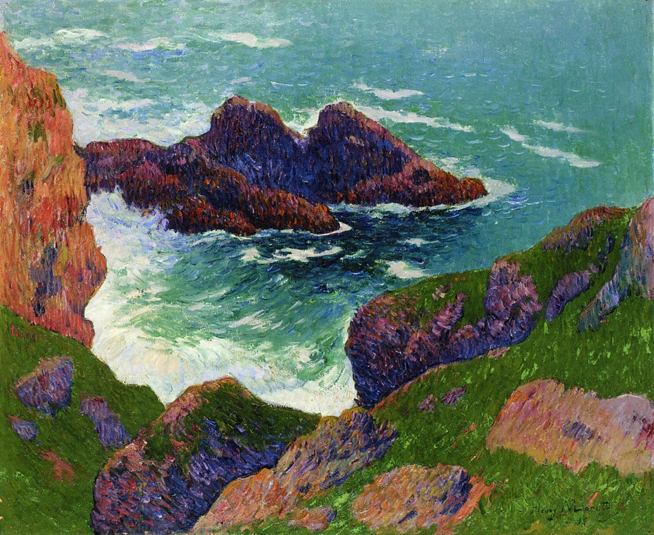 Cote du Large by Henry Moret,A3(16x12")Poster