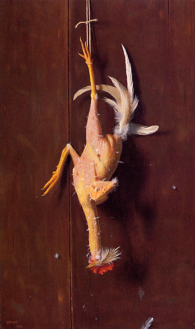 Plucked Clean, vintage artwork by William Michael Harnett, 12x8" (A4) Poster