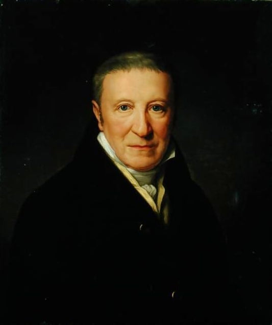 Johann Friedrich Lorenz Meyer, vintage artwork by Friedrich Carl Groger, 12x8" (A4) Poster