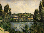 The Bridge and Waterfall at Pontoise, vintage artwork by Paul Cezanne, 12x8" (A4) Poster