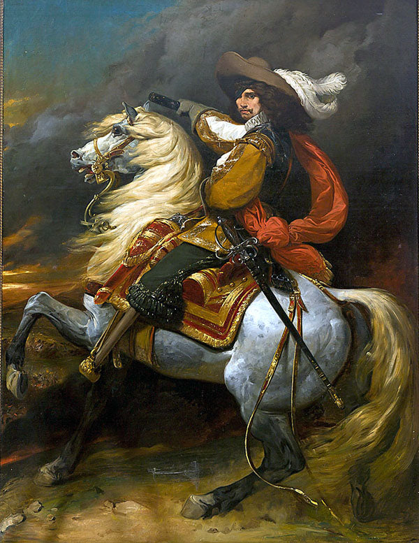 Le marechal de France Josias Rantzau, vintage artwork by Jean Alaux, 12x8" (A4) Poster